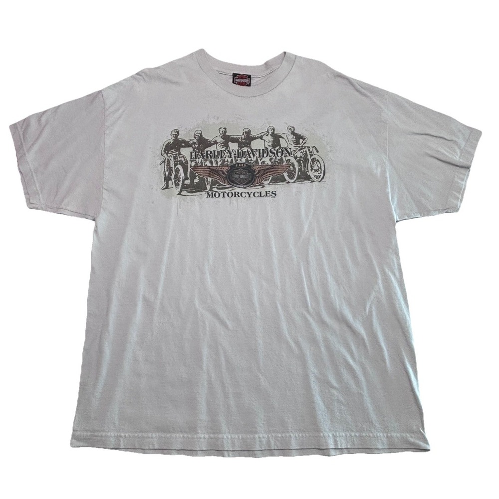 Harley Davidson 110th Anniversary T Shirt 2XL Mike Bruno Slidell LA Vintage‎